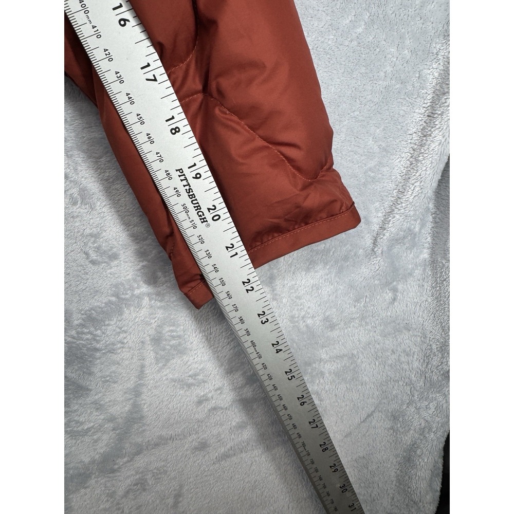 Outerknown Phoenix Quilted‎ Down Puffer Warm Lightweight Jacket Orange Women's M - Picture 8 of 8